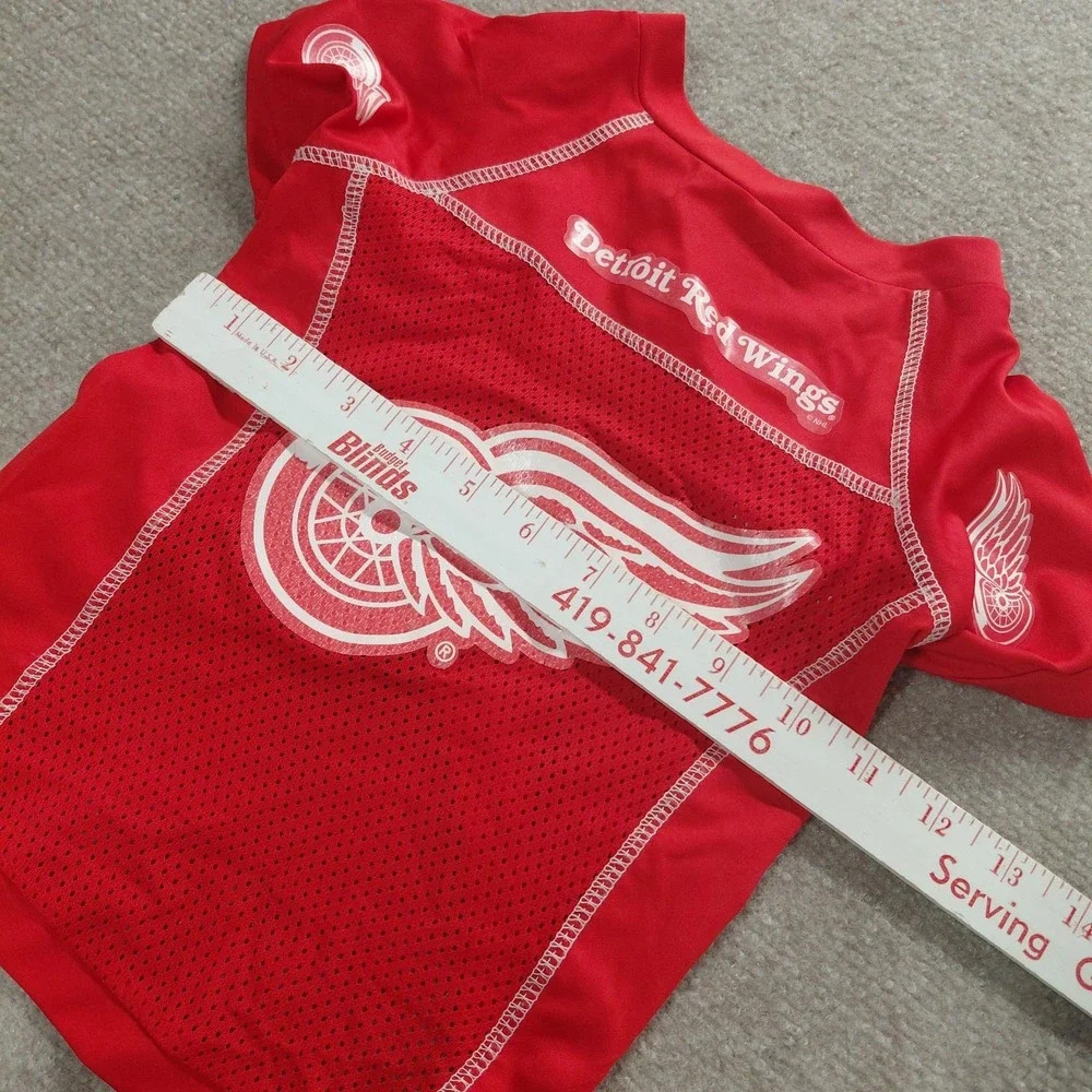 Hunter Detroit Red Wings Mesh DOG Hockey Jersey Shirt Size LARGE